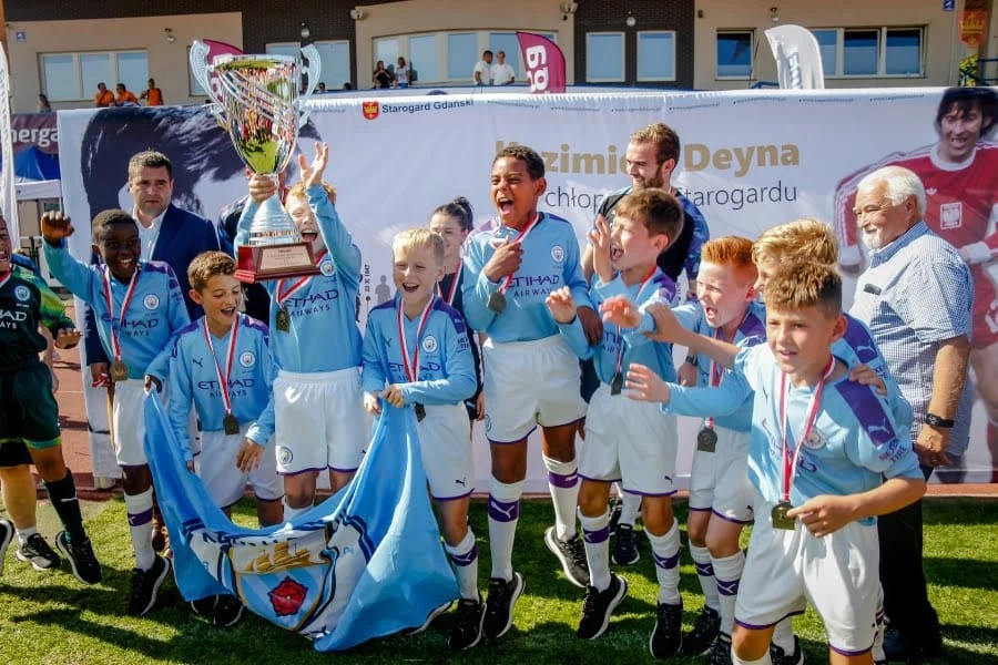 Doroczny turniej Deyna Cup Junior na stadionie w Starogardzie Gdańskim, mieście Kazimierza Deyny. Fot. Beniaminek 03 Starogard