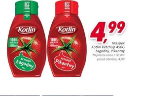 Kotlin Ketchup łagodny 450 g niska cena