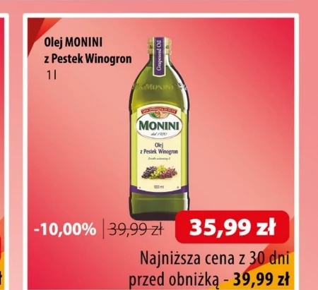 Monini Olej z pestek winogron 500 ml