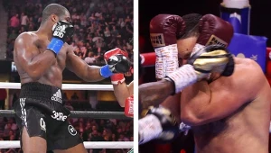 Daniel Dubios (z lewej) i Joseph Parker