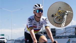 Remco Evenepoel miał poważny wypadek