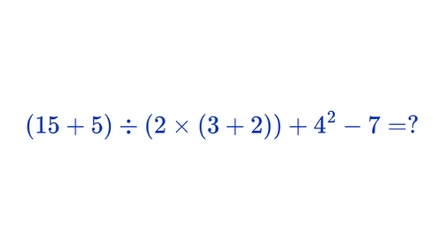 ​Działanie matematyczne dla ludzi z wysokim IQ. Poniżej 128 nawet nie próbuj