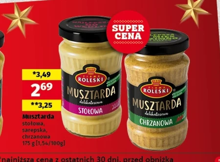 Firma Roleski Musztarda delikatesowa chrzanowa 175 g