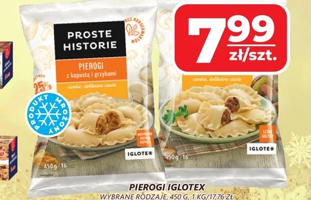 Proste Historie Pierogi z kapustą i grzybami 450 g (16 sztuk)