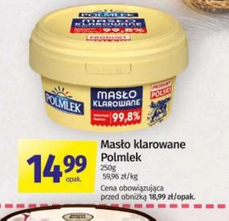 Polmlek Masło klarowane 250 g