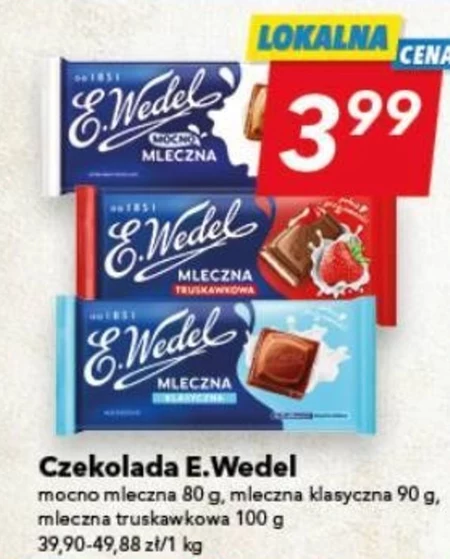 E. Wedel Czekolada mleczna klasyczna 90 g