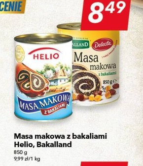 Masa makowa Helio niska cena