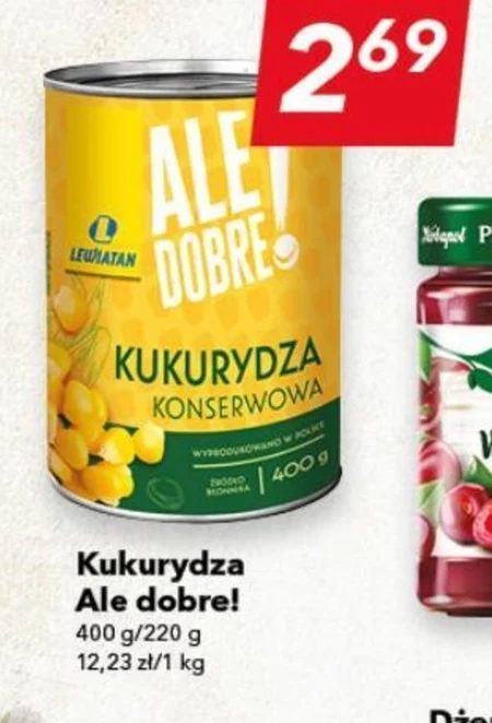 Kukurydza konserwowa Ale dobre!