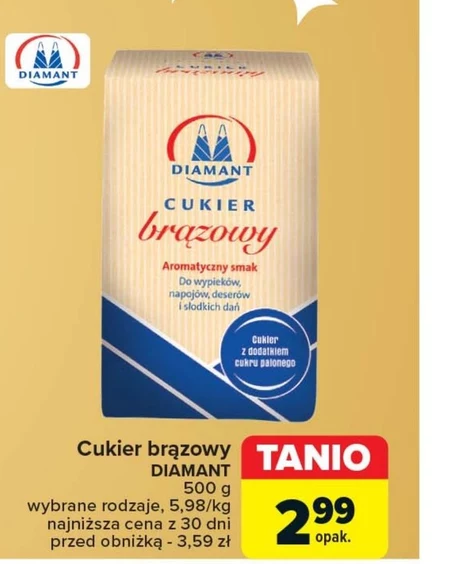 Diamant Cukier brązowy 500 g
