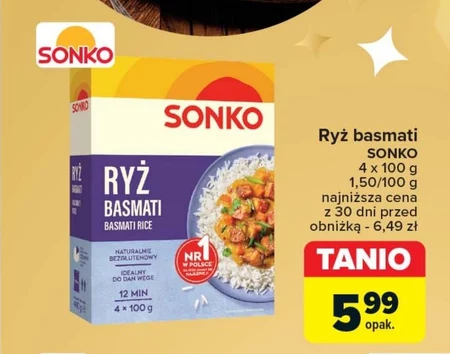 Sonko Ryż basmati 400 g (4 x 100 g)