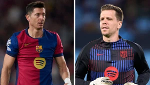 Robert Lewandowski i Wojciech Szczęsny