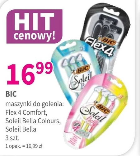 BiC Soleil Bella Colours Maszynka do golenia 3 sztuki