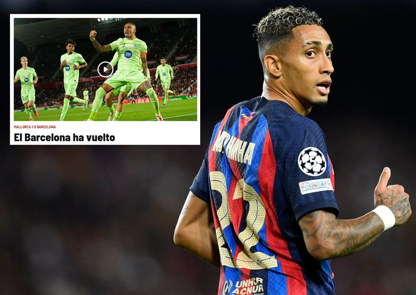 "Barcelona wróciła" "Barcelona wróciła"