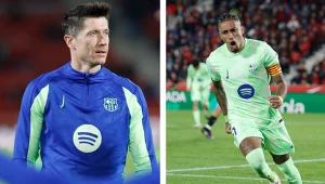 Barcelona jedynym takim klubem w lidze. Wystarczyło, że "Lewy" usiadł na ławce