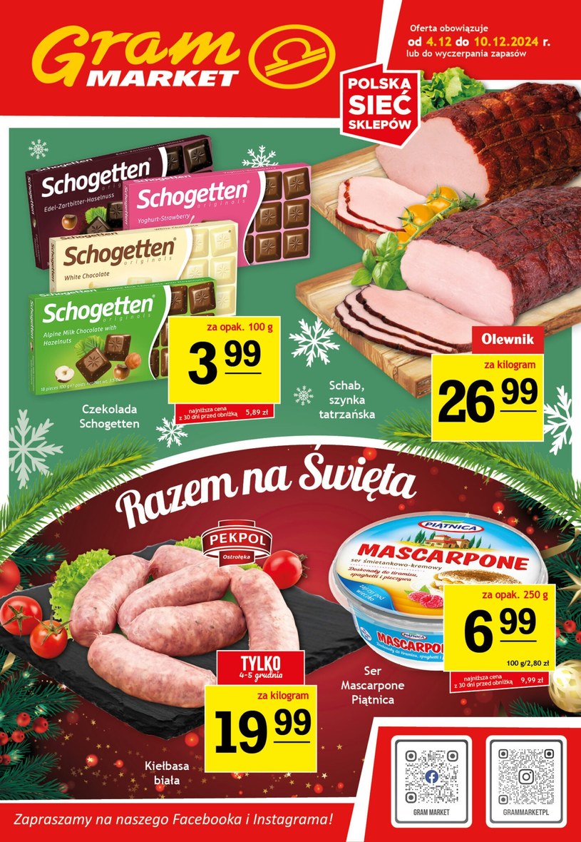 Gazetka promocyjna Gram Market - ważna od 04. 12. 2024 do 10. 12. 2024