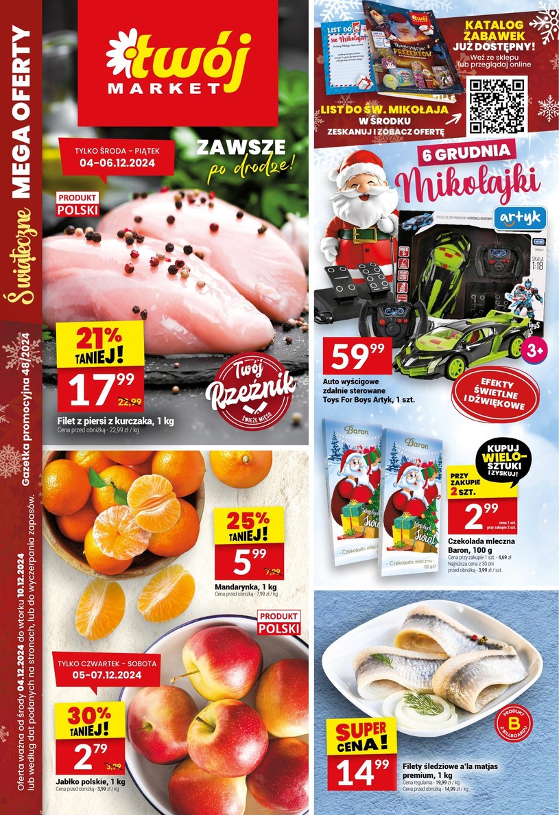 Gazetka promocyjna Twój Market - ważna od 04. 12. 2024 do 10. 12. 2024