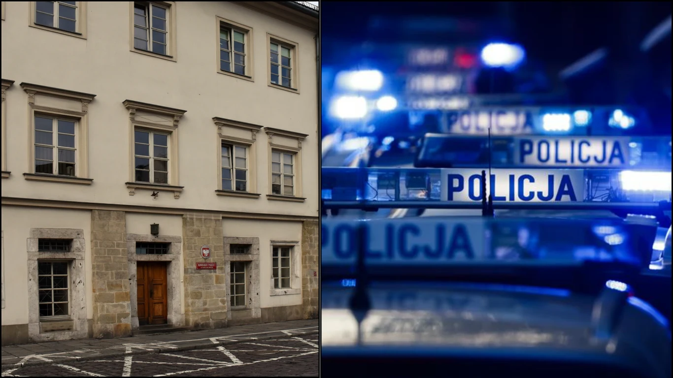 Do tragedii doszło w komisariacie policji przy ul. Szerokiej w Krakowie Do tragedii doszło w komisariacie policji przy ul. Szerokiej w Krakowie