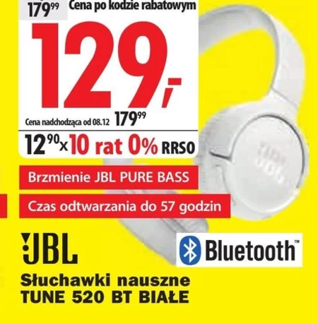 Słuchawki bluetooth JBL