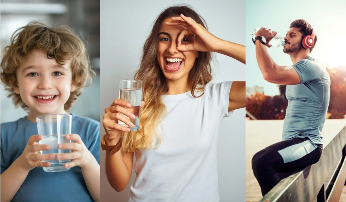 Woda reguluje naszą temperaturę ciała, transportuje składniki odżywcze i wspiera usuwanie toksyn