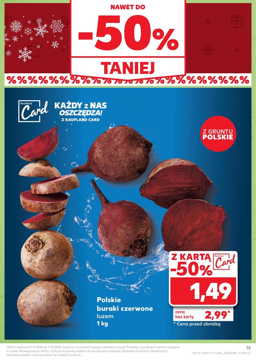 Gazetka: Święta pełne smaku - Kaufland - strona 15