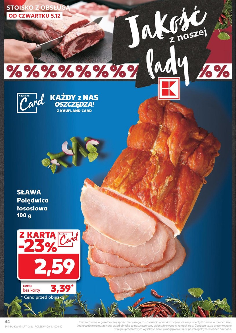 Gazetka: Święta pełne smaku - Kaufland - strona 44