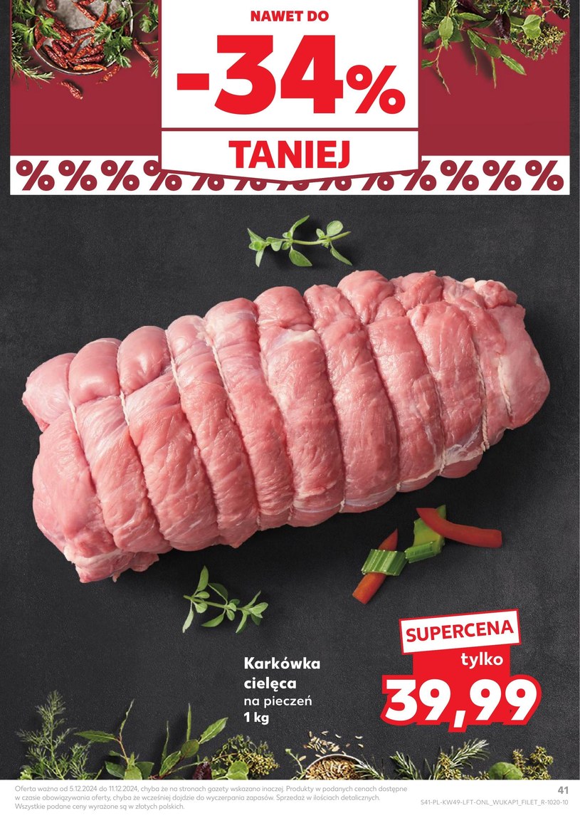 Gazetka: Święta pełne smaku - Kaufland - strona 41