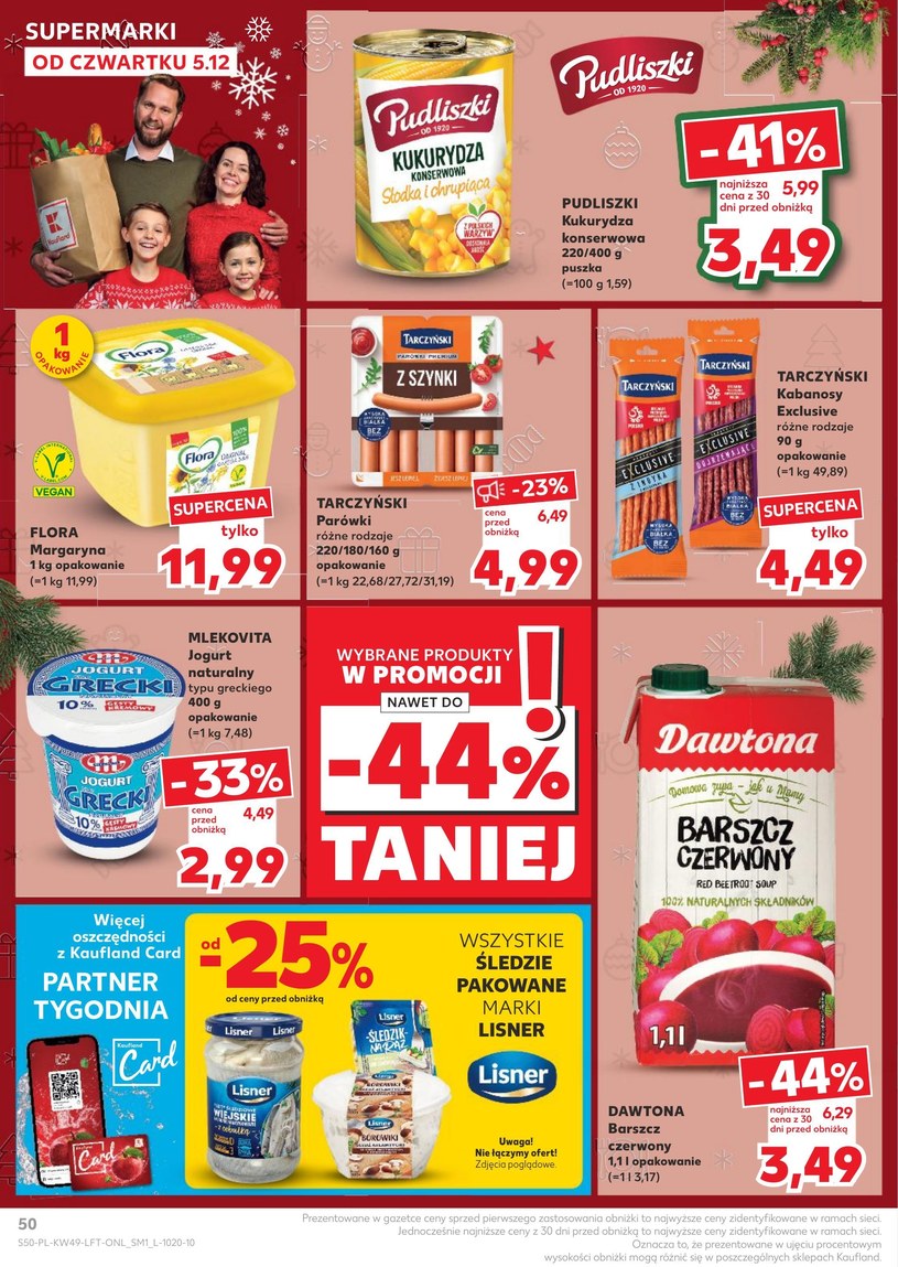 Gazetka: Święta pełne smaku - Kaufland - strona 50