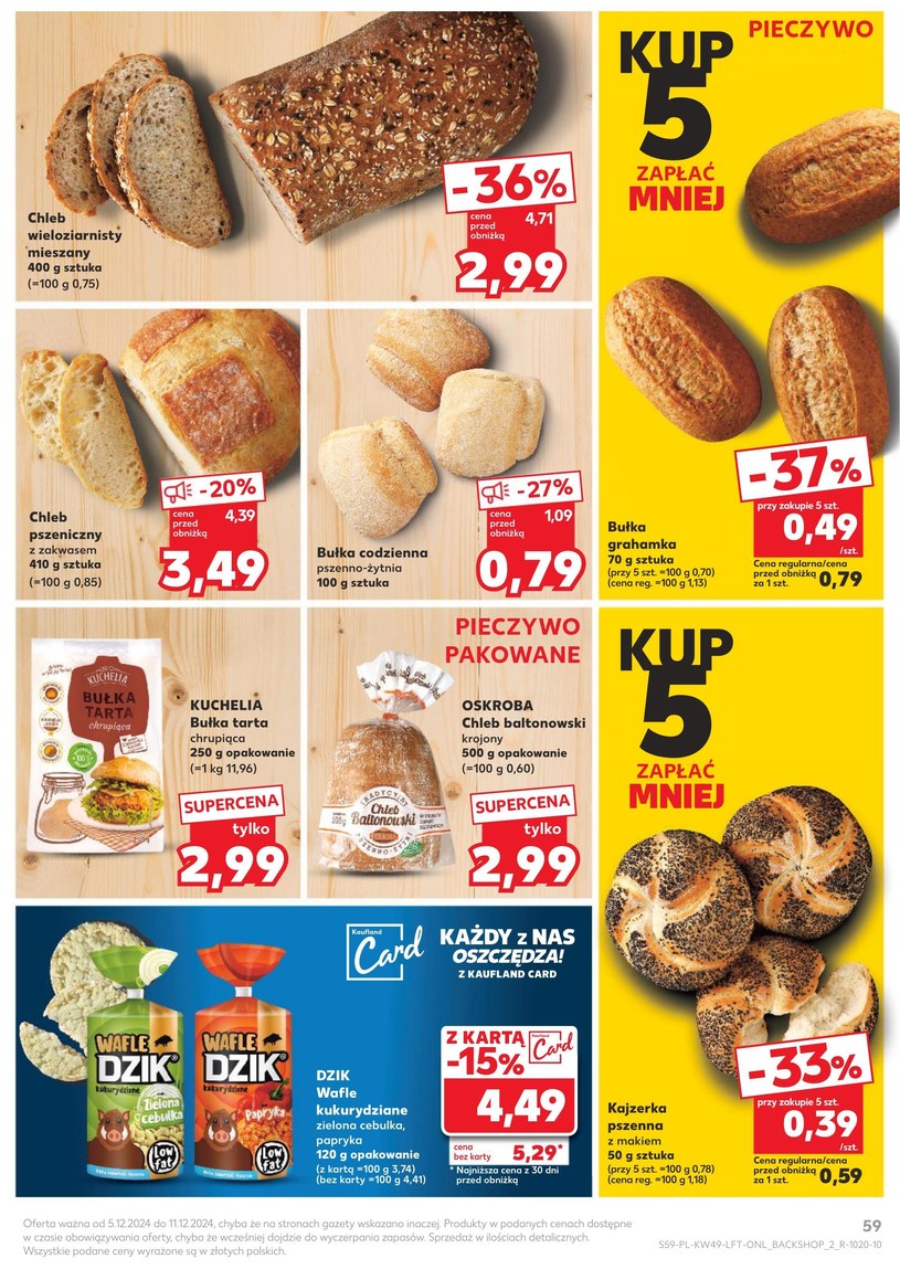 Gazetka: Święta pełne smaku - Kaufland - strona 59