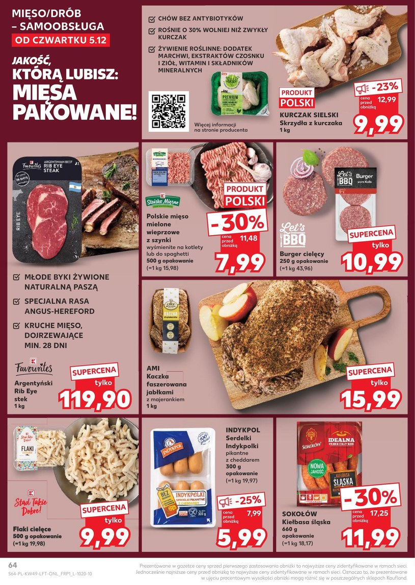 Gazetka: Święta pełne smaku - Kaufland - strona 64