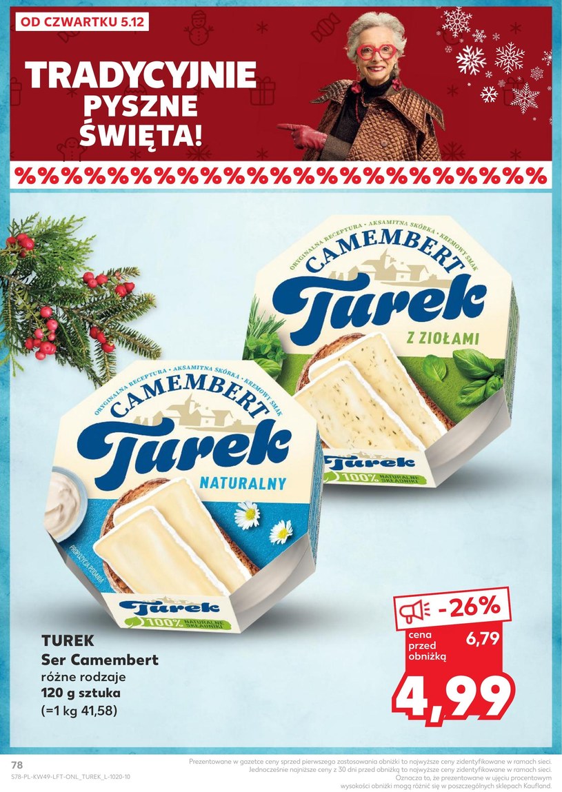 Gazetka: Święta pełne smaku - Kaufland - strona 78