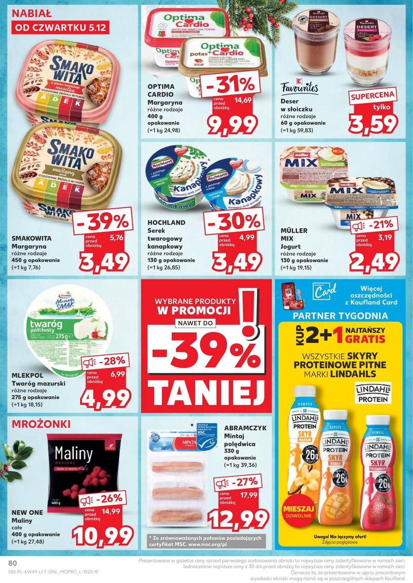 Gazetka: Święta pełne smaku - Kaufland - strona 80