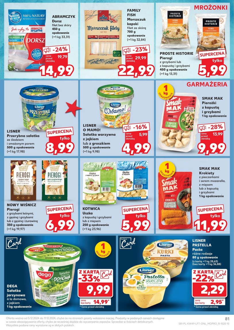 Gazetka: Święta pełne smaku - Kaufland - strona 81