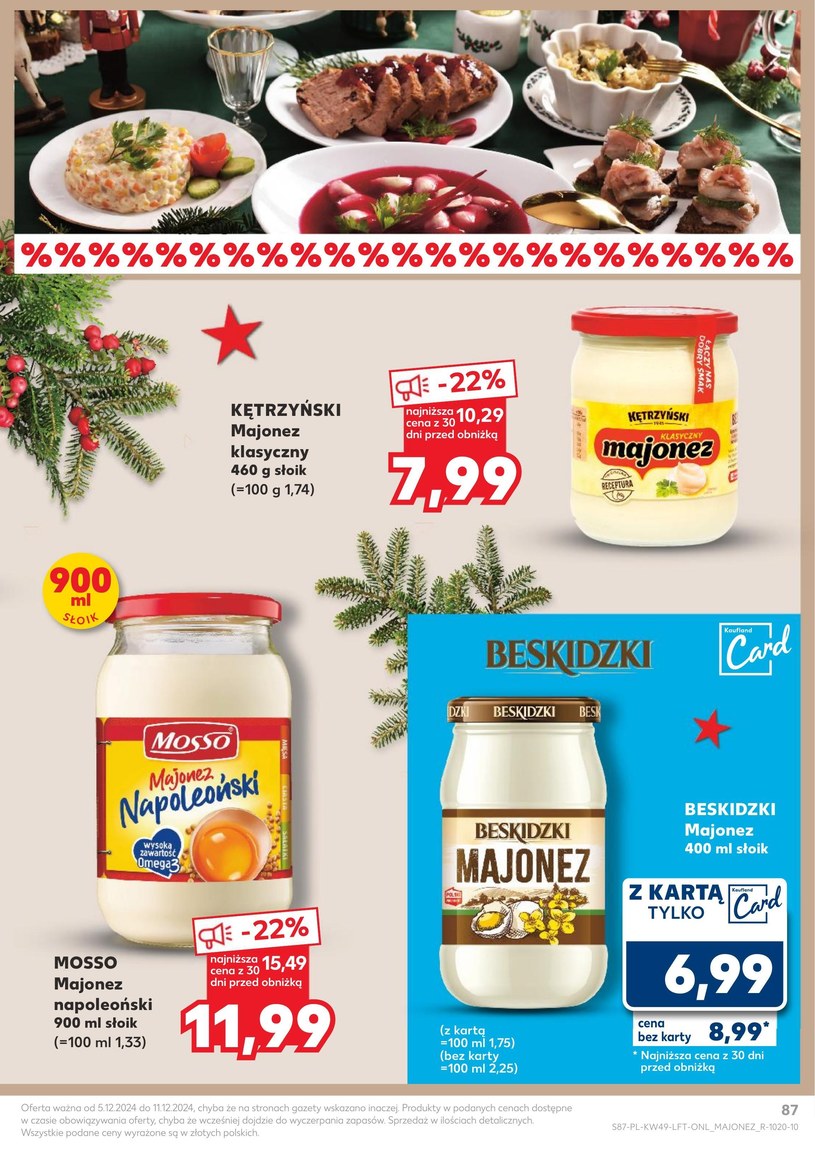 Gazetka: Święta pełne smaku - Kaufland - strona 87