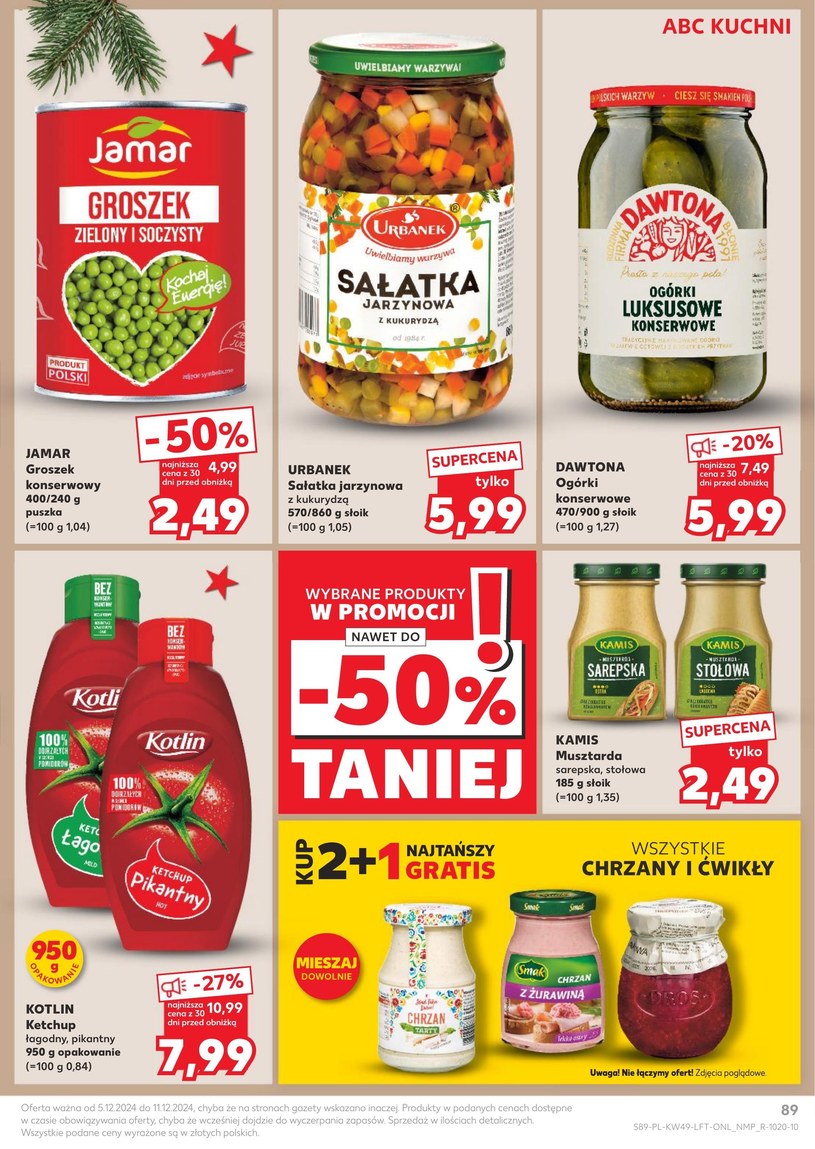 Gazetka: Święta pełne smaku - Kaufland - strona 89