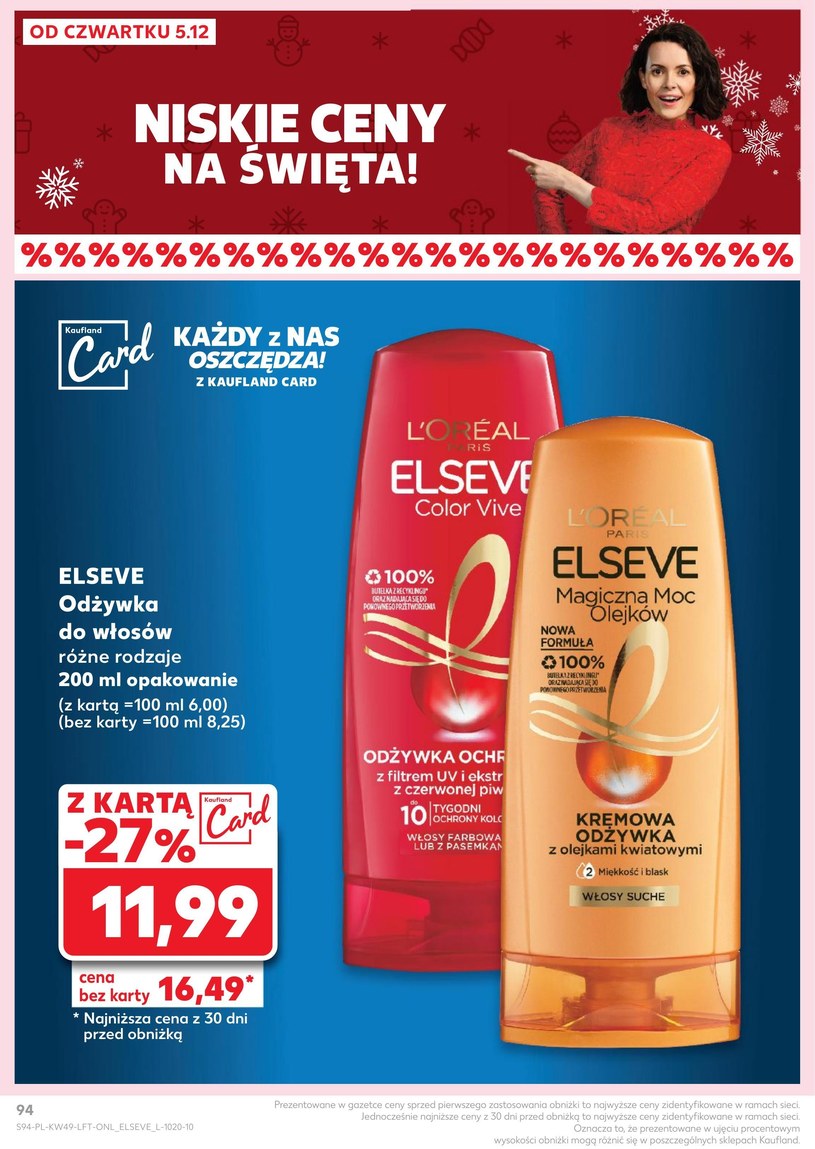 Gazetka: Święta pełne smaku - Kaufland - strona 94