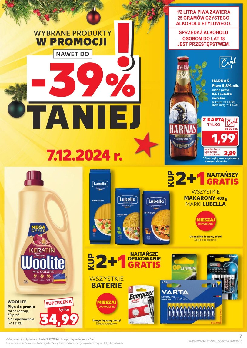 Gazetka: Najlepsze oferty grudnia - Kaufland - strona 7