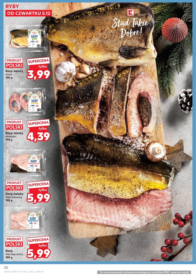 Gazetka: Najlepsze oferty grudnia - Kaufland - strona 20