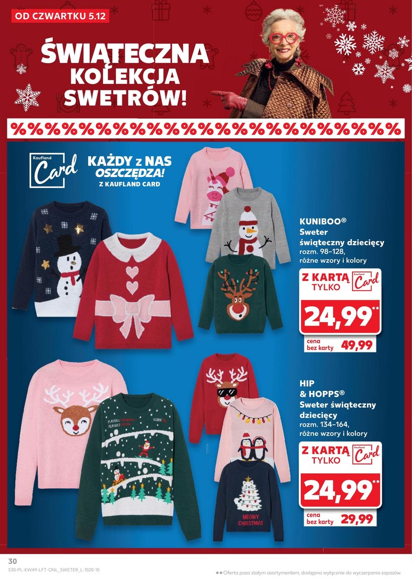 Gazetka: Najlepsze oferty grudnia - Kaufland - strona 30