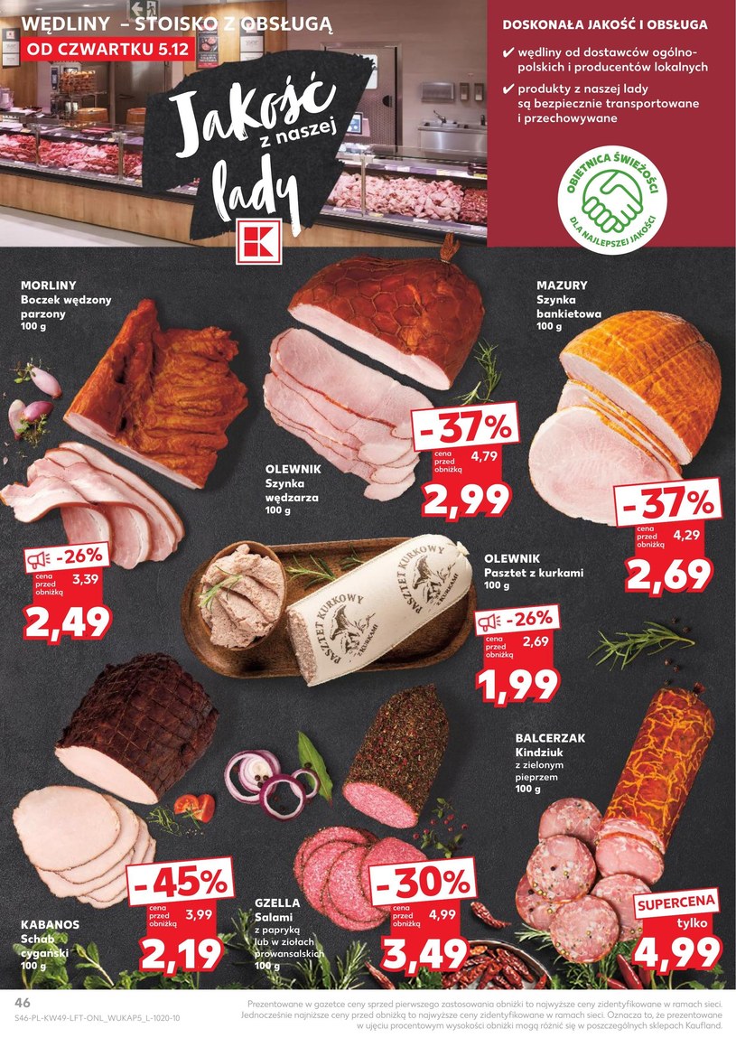 Gazetka: Najlepsze oferty grudnia - Kaufland - strona 46