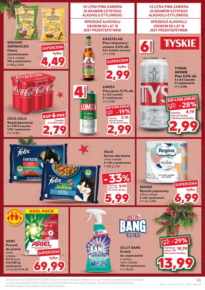 Gazetka: Najlepsze oferty grudnia - Kaufland - strona 55