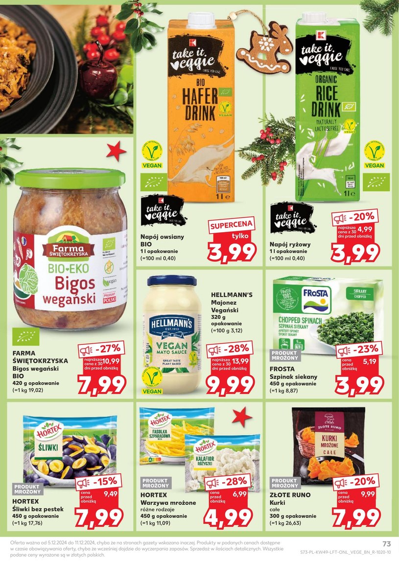 Gazetka: Najlepsze oferty grudnia - Kaufland - strona 73