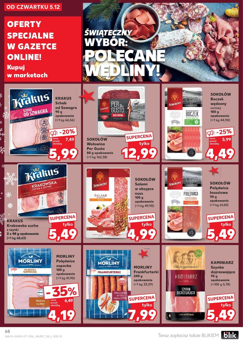 Gazetka: Najlepsze oferty grudnia - Kaufland - strona 68