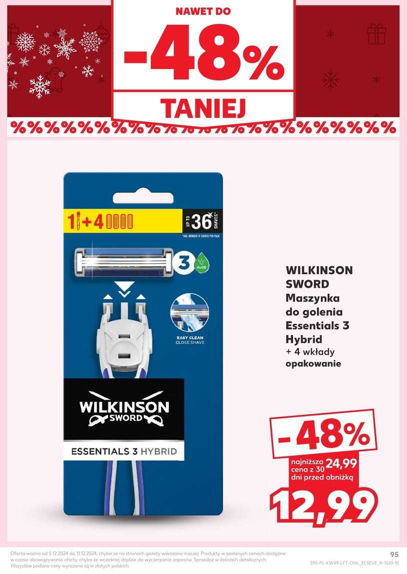 Gazetka: Najlepsze oferty grudnia - Kaufland - strona 95