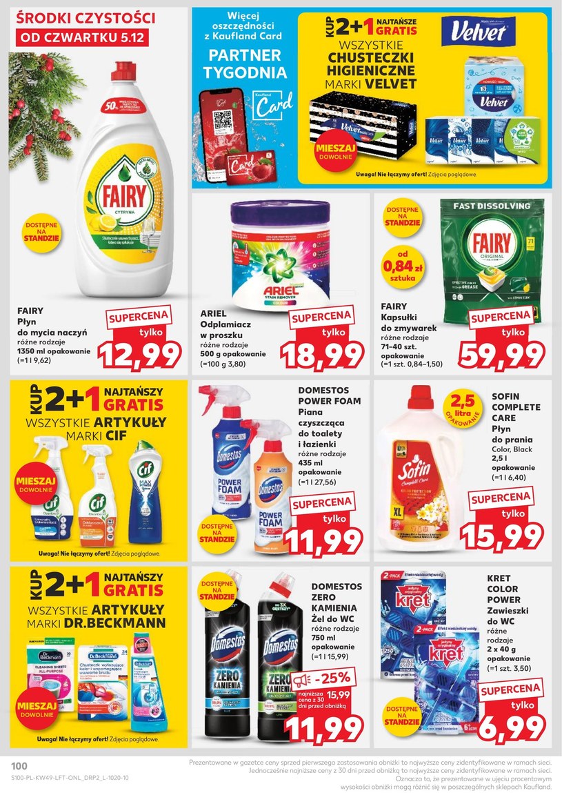 Gazetka: Najlepsze oferty grudnia - Kaufland - strona 100