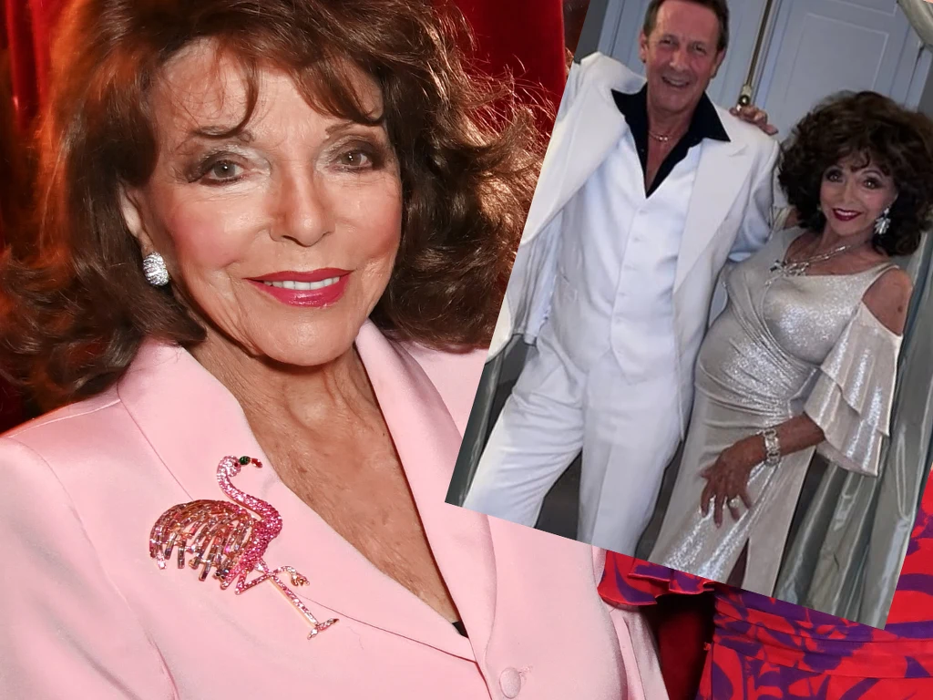 Joan Collins na najnowszych zdjęciach z mężem