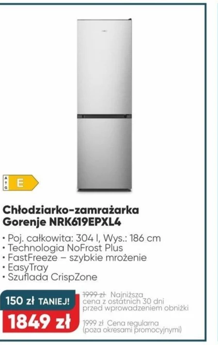 Chłodziarko zamrażarka Gorenje