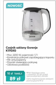 Czajnik elektryczny Gorenje