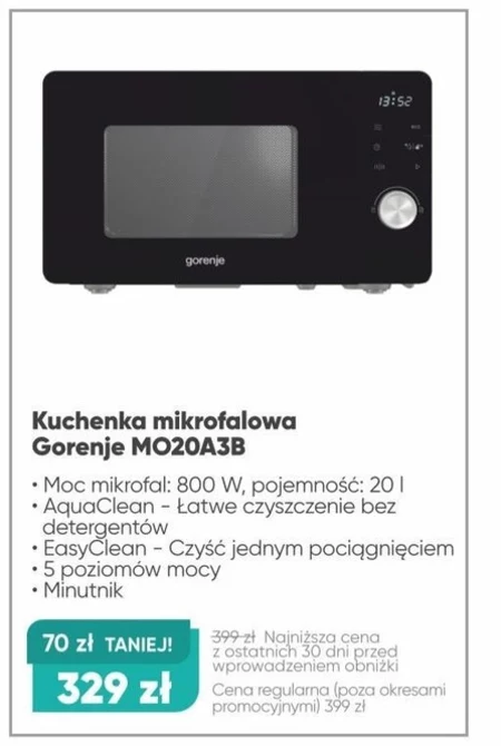 Kuchenka mikrofalowa Gorenje