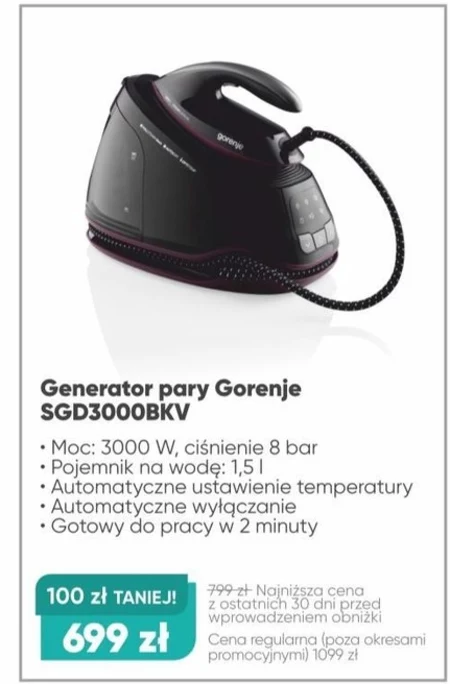 Generator pary Gorenje