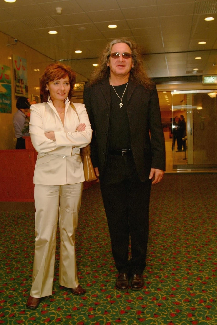 Grzegorz Markowski i jego żona Krystyna